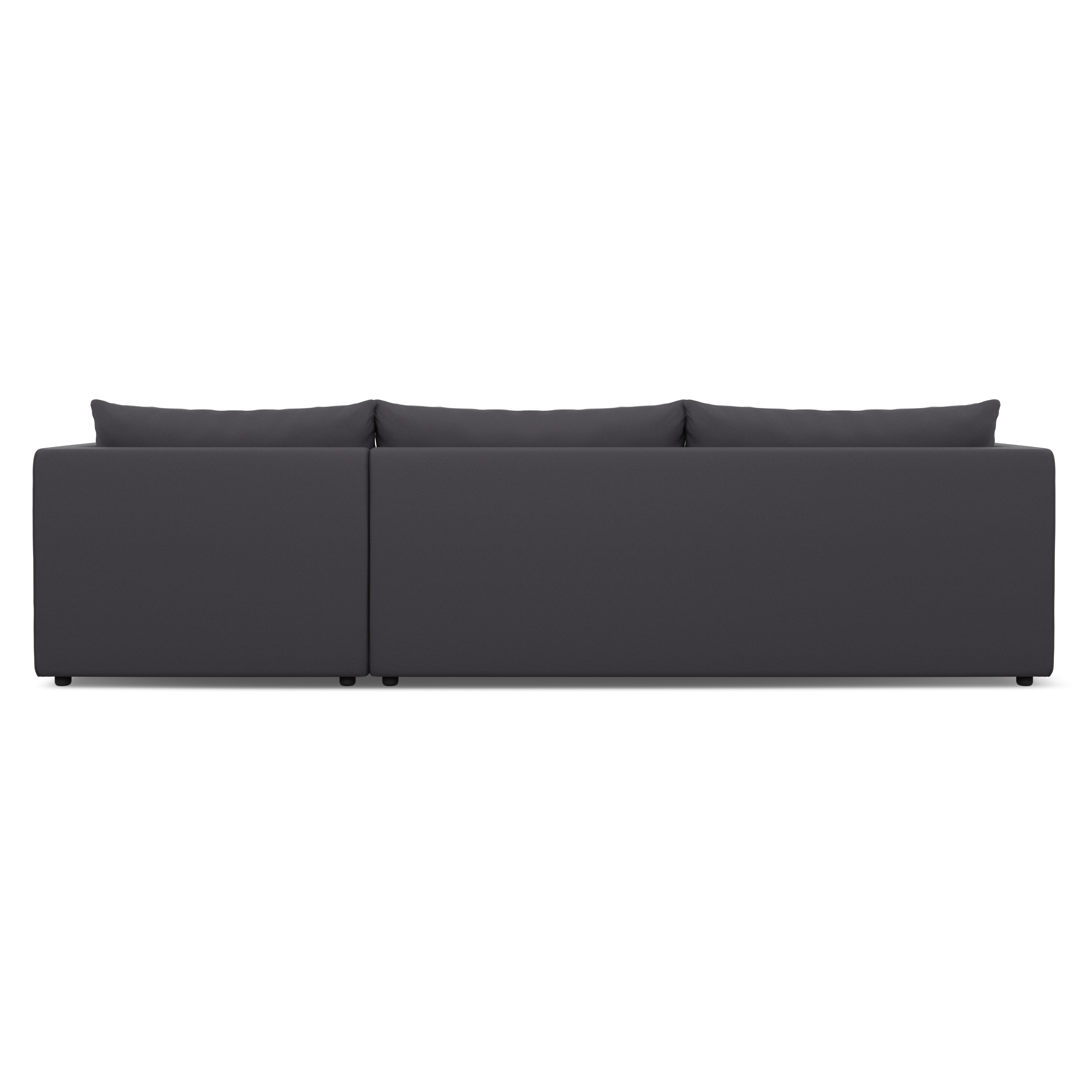 Lira Luxe L Shape Medium Right - FibreGuard Graphite (Express)