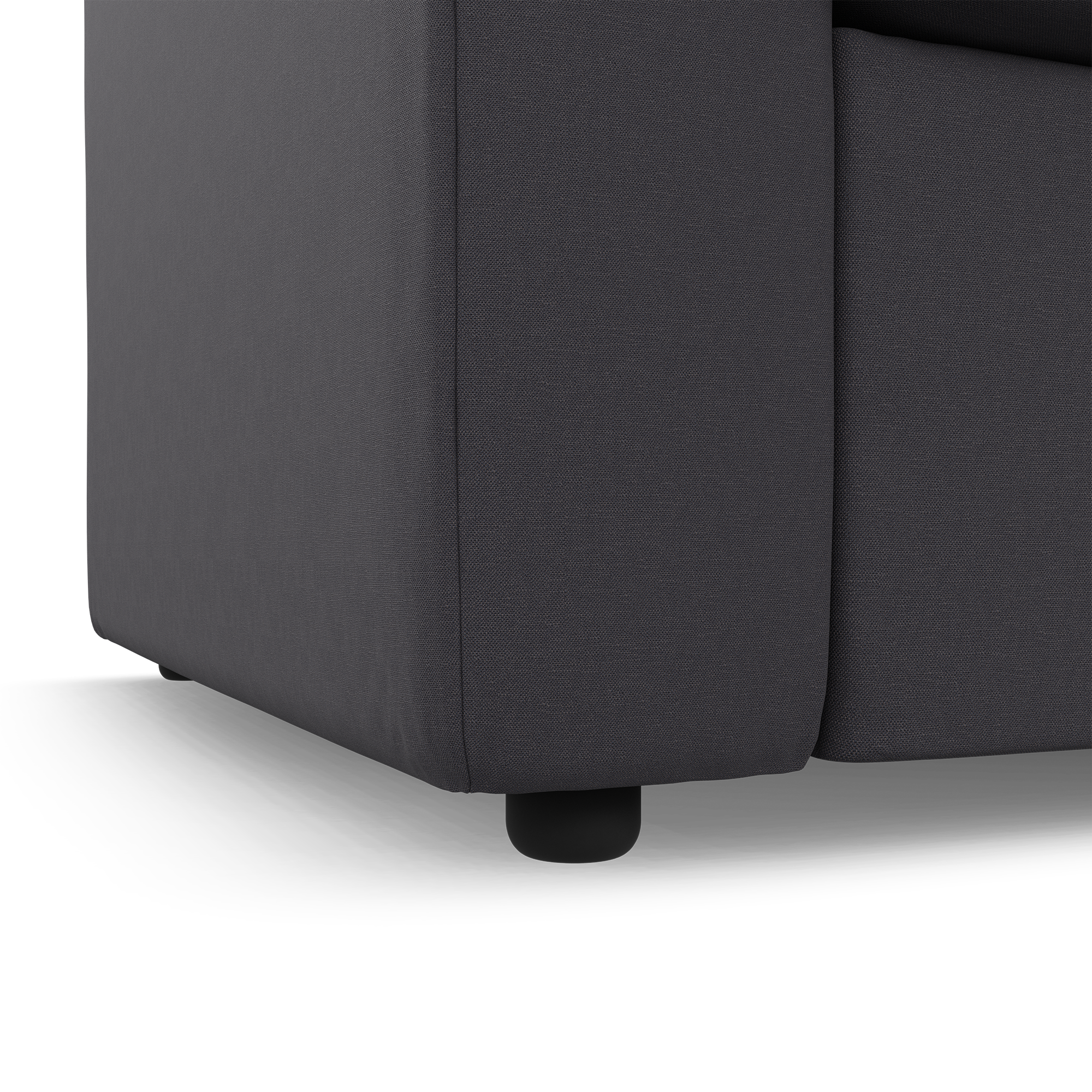 Lira Luxe L Shape Medium Right - FibreGuard Graphite (Express)