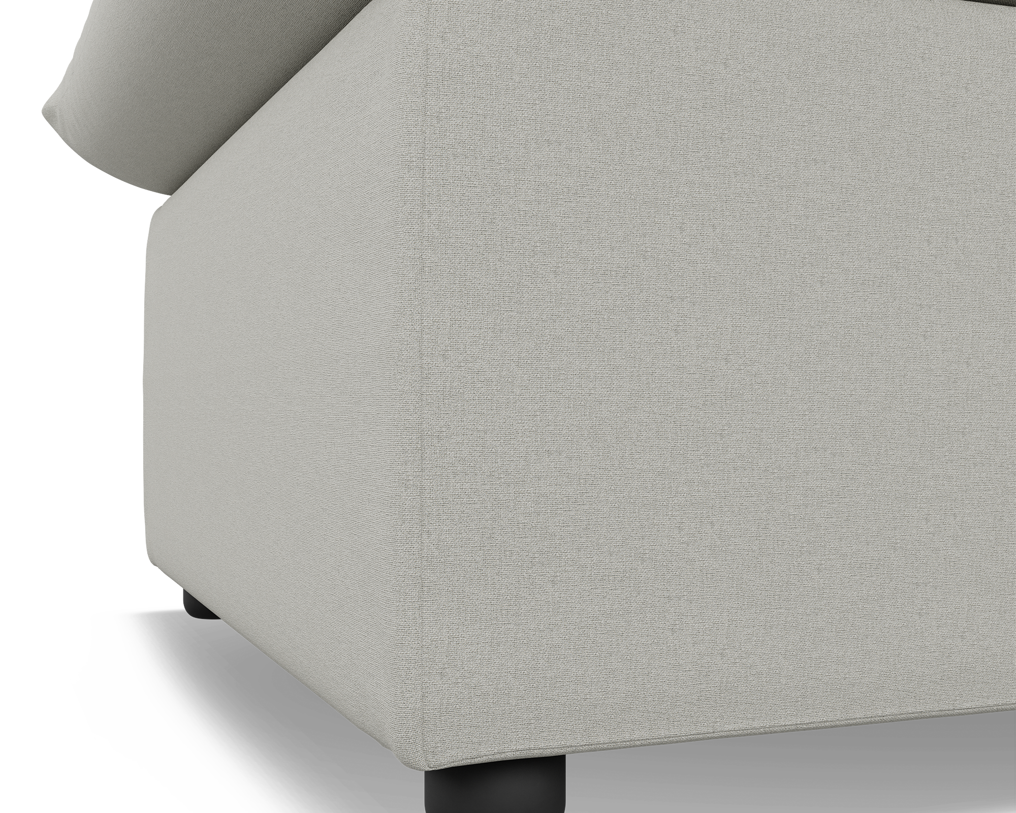 Lira Luxe Ottoman - FibreGuard Ivory (Express)