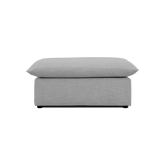 Lira Luxe Ottoman - Woven Ash (Express)