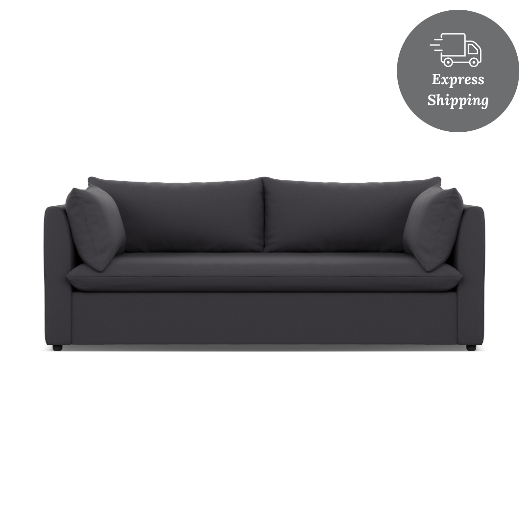 Lira Luxe 3 Seater - FibreGuard Graphite (Express)