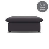 Lira Luxe Ottoman - FibreGuard Graphite (Express)