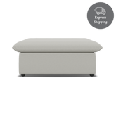 Lira Luxe Ottoman - FibreGuard Ivory (Express)