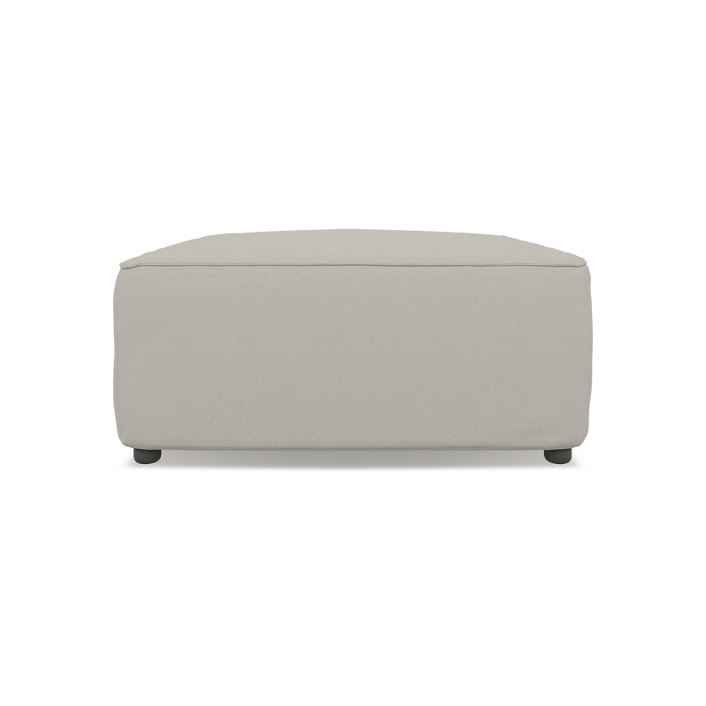 Zola Square Ottoman - Woven Bone (Express)