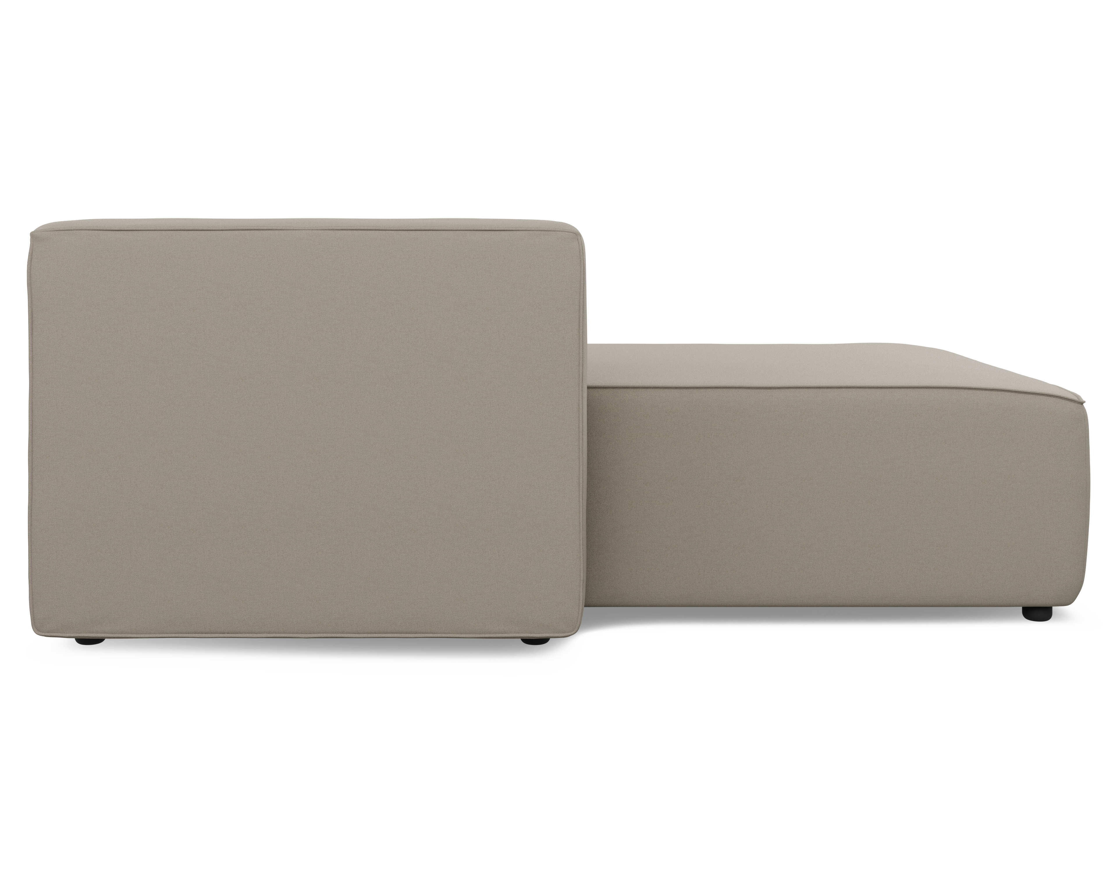 Zola L Shape Medium Left - FibreGuard Linen (Stock)