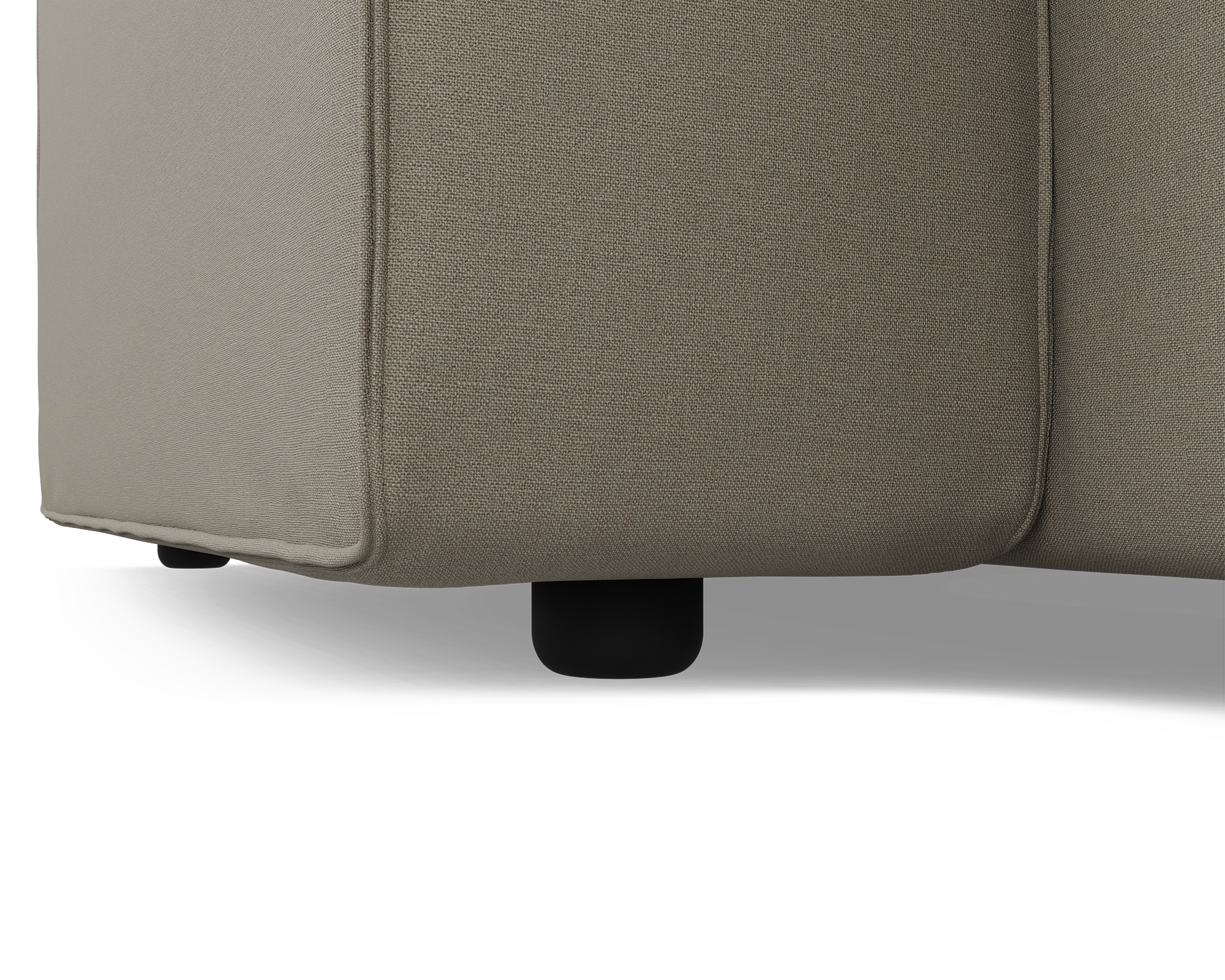 Zola L Shape Medium Left - FibreGuard Linen (Stock)