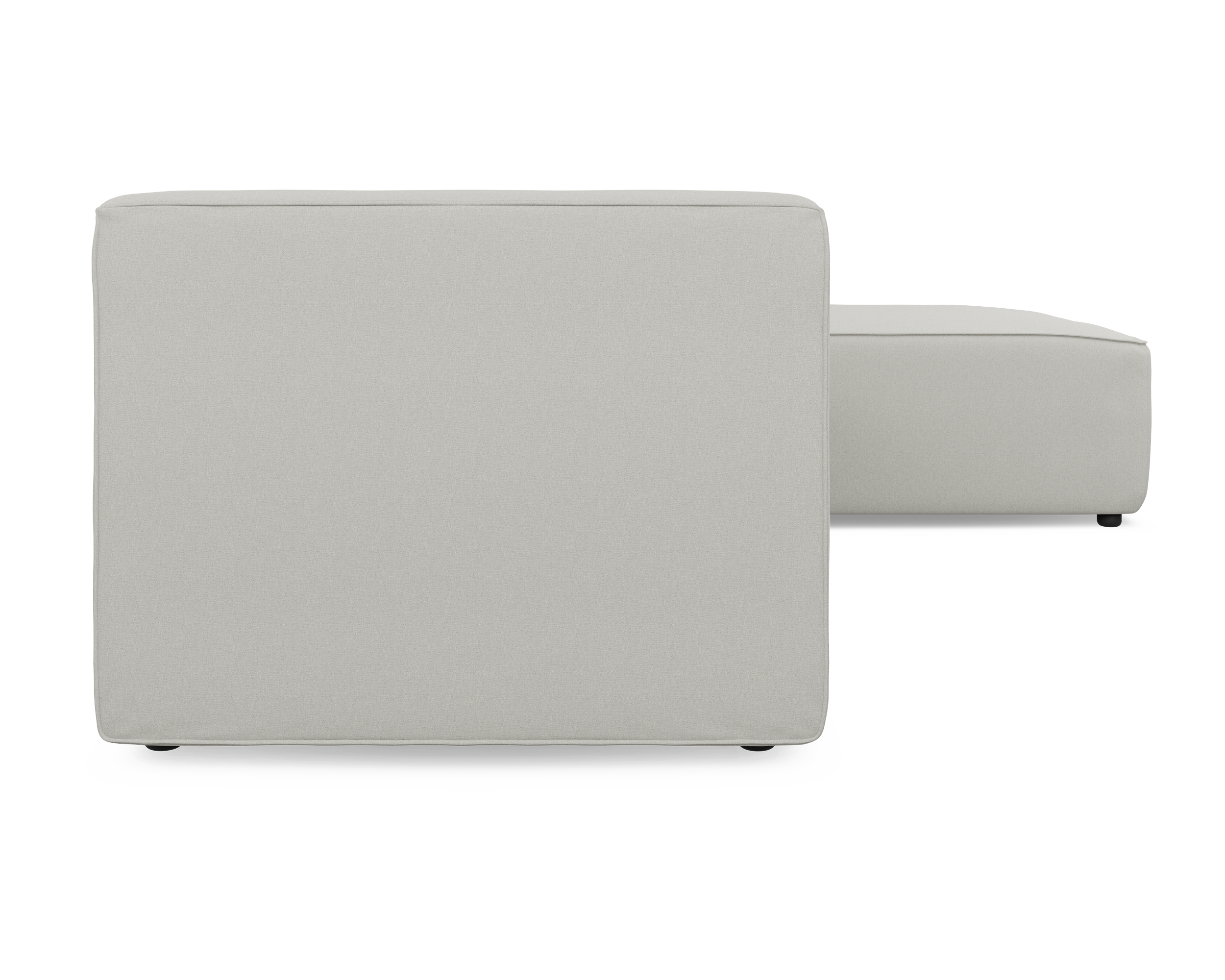 Zola L Shape Medium Right - Textured Ivory (Stock)