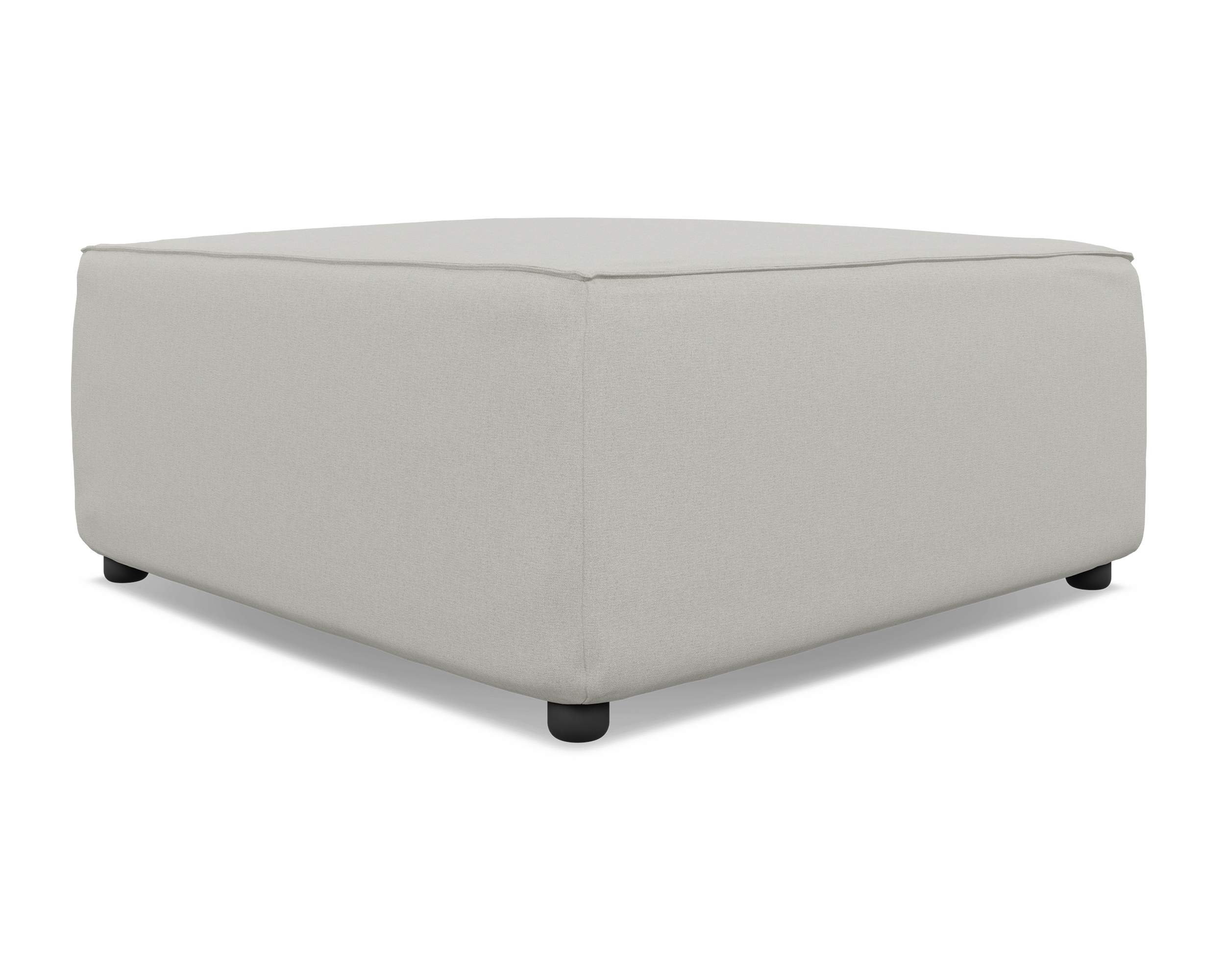 Zola Square Ottoman - FibreGuard Ivory (Stock)