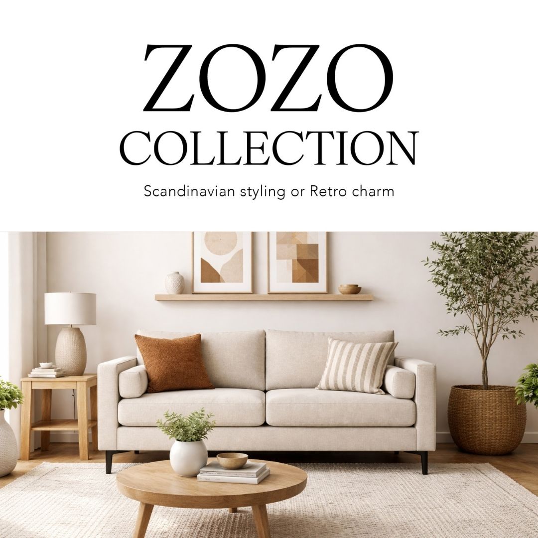 Zozo Sofa Collection | Retro Charm & Modern Comfort | Zorora Sofas